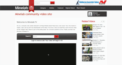 Desktop Screenshot of minelab.tv